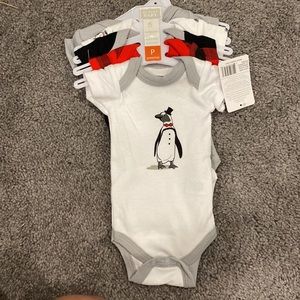 Pack of (5) five bodysuits/onsies size - preemie, unisex